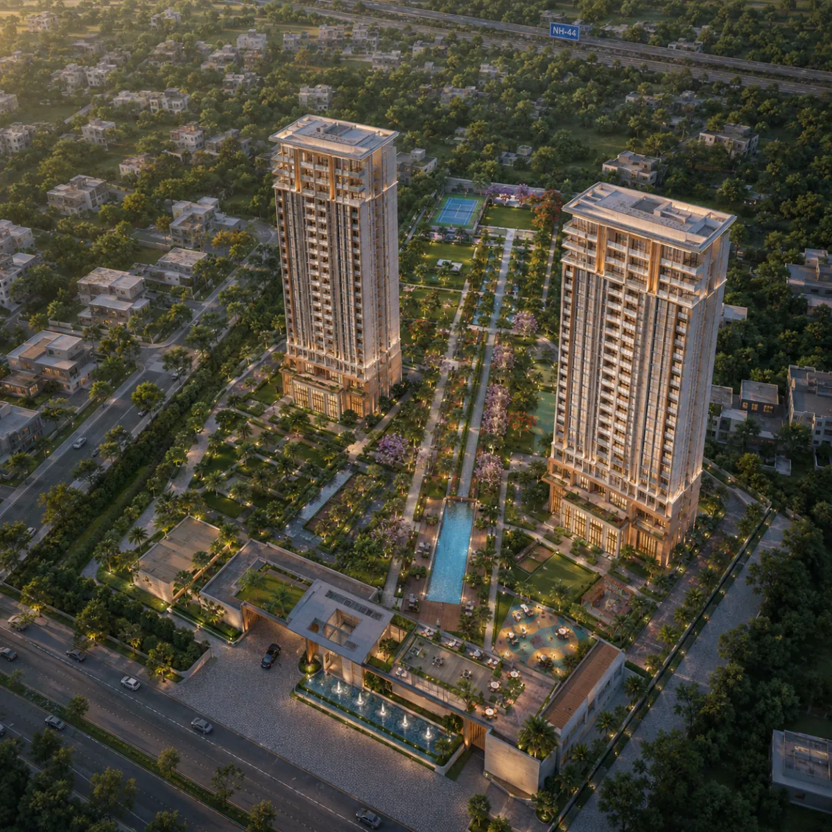 Prestige Springwood tower perspective